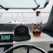 Load image into Gallery viewer, Slaying & Filleting Hat (BLACK//WHITE/BLUE)