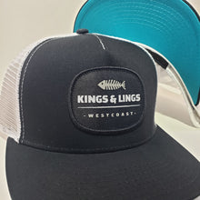 Load image into Gallery viewer, Kings &amp; Lings (black/white) - Snapback Hat
