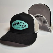 Load image into Gallery viewer, Salty Pacific Hat (BLACK/SEA FOAM)
