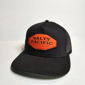 Salty Pacific Hat (BLACK/ORANGE)