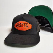 Load image into Gallery viewer, Salty Pacific Hat (BLACK/ORANGE)
