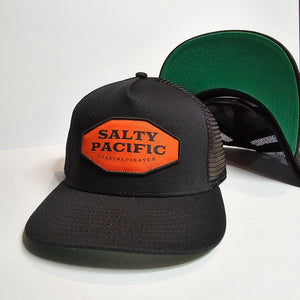 Salty Pacific Hat (BLACK/ORANGE)