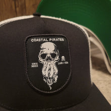 Load image into Gallery viewer, Davy Jones Pirate Hat (BLACK/WHITE/GREEN)
