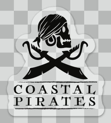 Clear Sticker - Mini Coastal Pirates