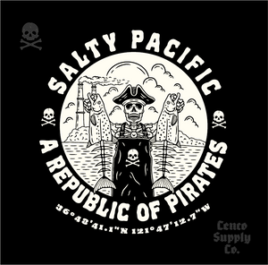 Salty Pacific Hoodie - Republic of Pirates [Moss Landing]