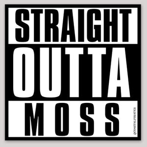 Straight Outta Moss - Sticker